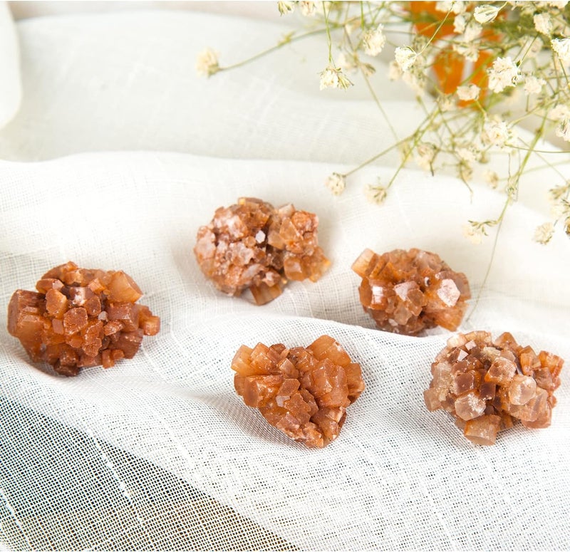 JIC Gem 10 pcs Natural Aragonite Crystal Cluster Healing Quartz Crystal Cluster Irregular Home Decoration Specimen Figurine 2-3cm - Image 5